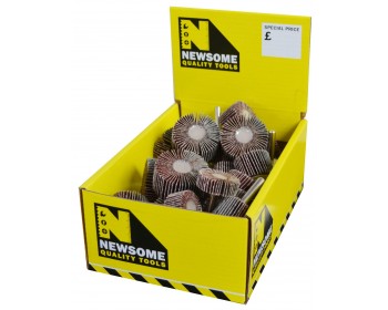Box of Assorted Miniature Aluminium Oxide Flap Wheels